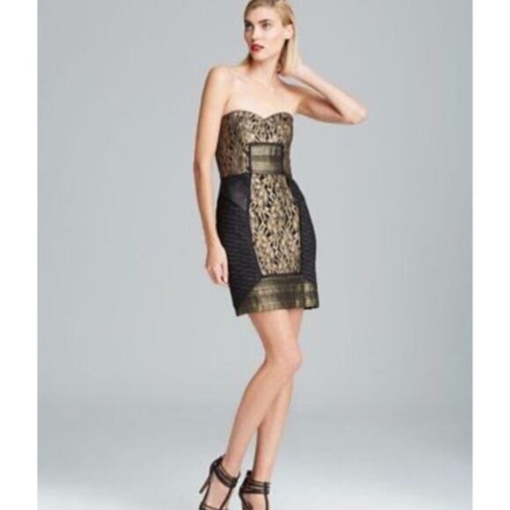 New Nicole Miller Strapless Dress